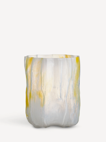 Crackle Vase  Lemon Sorbet |  Åsa Jungnelius image