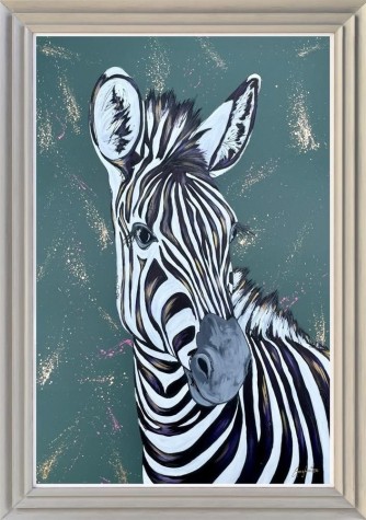 Zany Zebra - Original | Amy Louise  image