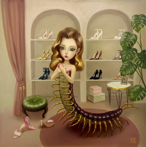 Addiction | Image Size 17" x 17" | Xue Wang  image