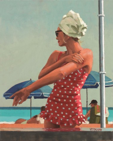 Arrangement In Red, White and Blue | Jack Vettriano  image