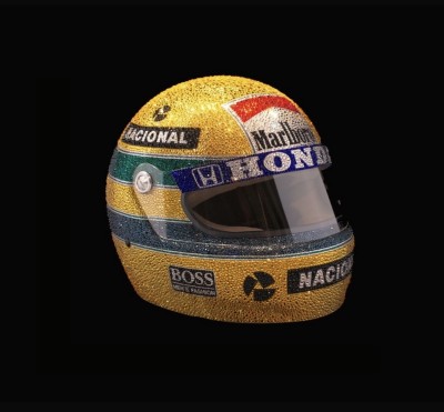 Ayrton Senna Monaco 88 Crystal Helmet | Stokesi image