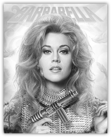 Barbarella Queen of The Galaxy | Black and White | JJ Adams image