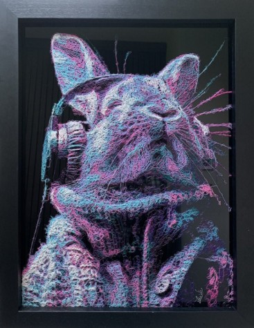 Bramble | Original | Framed Size 32 x 35" image