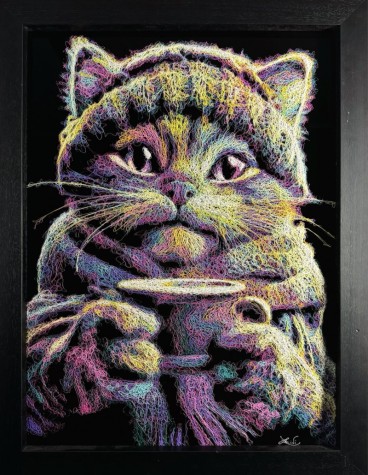 Cupcha | Cat Original 27.5" x 35" | Zalini image