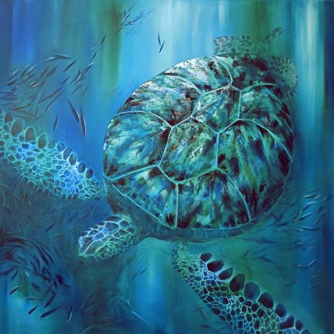 Flying High | 36" x 36" | Julie Ann Scott image