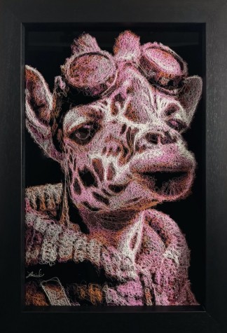 Geoffrey Giraffe Original | 20" x 27.5" Zalini image