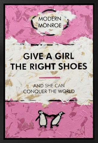 Give A Girl The Right Shoes | Original | Hue Folk image