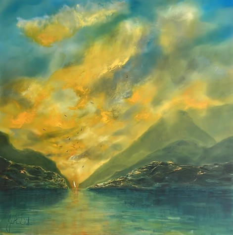 Goodbye My Love Endures | Original | Julie Ann Scott image