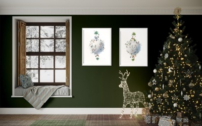 PAIRED ARTWORK  Hnöttur |  Art Print Collection | Kristjana S Williams image