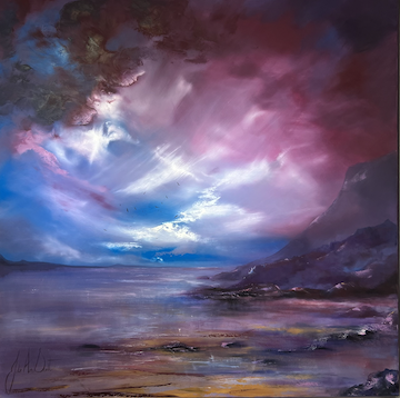 Being Myself | Original 48" x 48" | Julie Ann Scott image