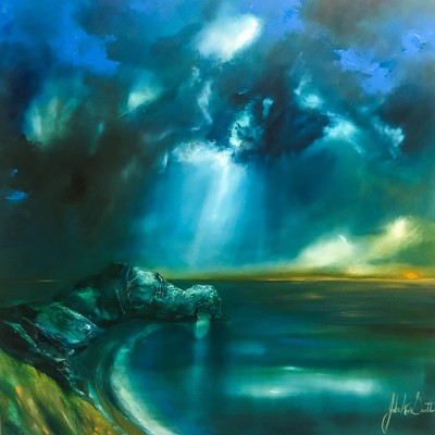Twixt Night And Day - Durdle Door (Original) | Julie Ann Scott image