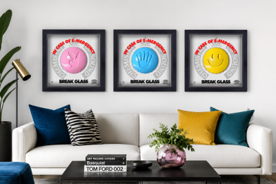 Set of Three Disco Biscuits | Smiley, Playboy & Rolex | JJ Adams  image