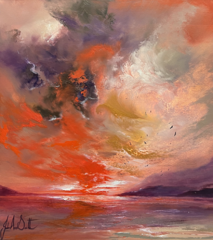 Joy Breaks In | Original 20.5" x 24" image