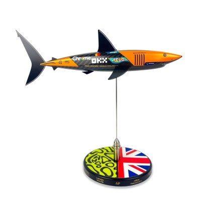 Lando Norris 2025 M Mako Sculpture  | Carbon Art image