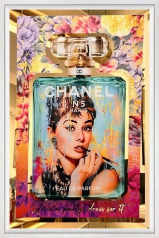 Life Is A Party - Audrey Hepburn | Dibond Mirror Edition | Sannib  image