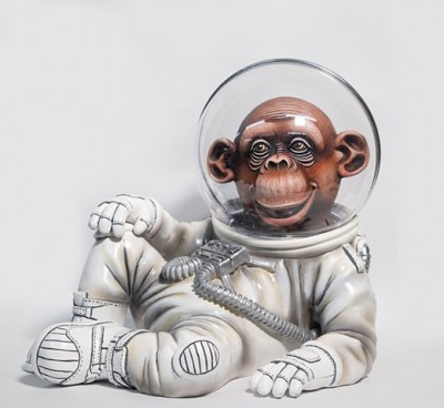 Moon Break |12" x 16" x 13" | Astrochimp | Carlos & Albert  image