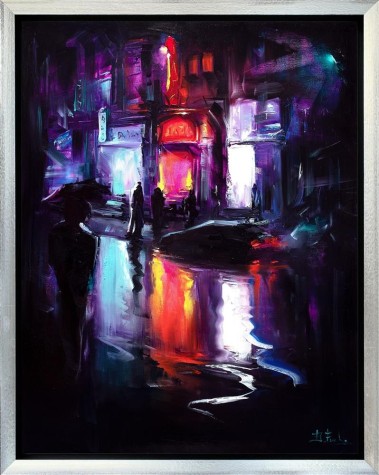 Nightime Wandering | Original | Bozhena Fuchs image