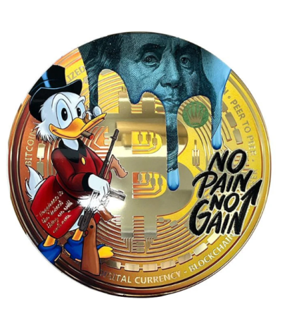 No Pain No Gain - Bitcoin | Sannib  image