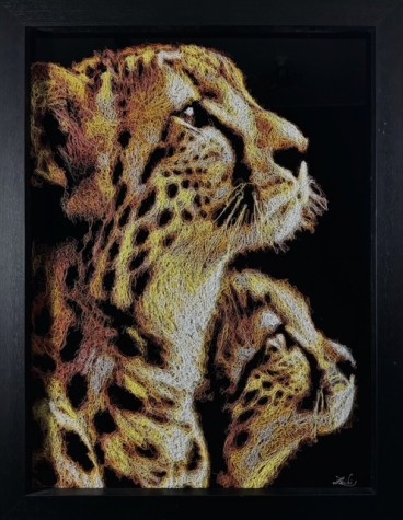 Patience | Cheetah Original 27.5 inches x 35 inches | Zalini image