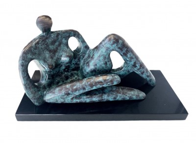 Reclining Nude | Solid Bronze | Steven Lovatt image