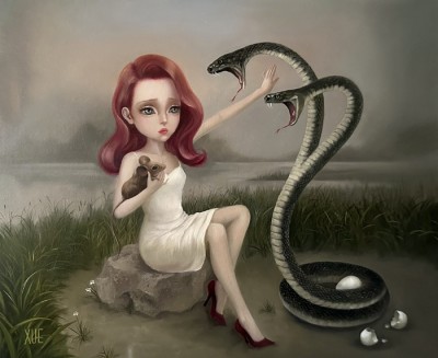 Riverside View | Image size 18" x 15" | Xue Wang  image