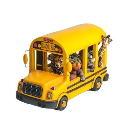 School Bus | Carlos And Albert | Mixed Media Sculpture image