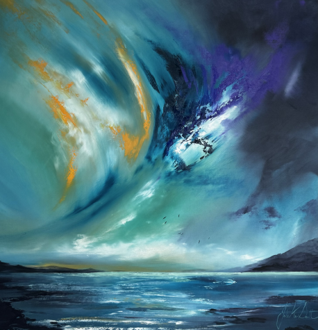 Signs In Heaven III | Original Oil | Julie Ann Scott image