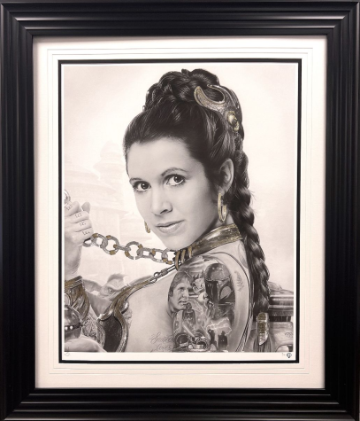 Slave Leia Tattoo Gold and Platinum Leaf | Star Wars JJ Adams image