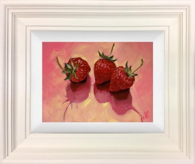 Strawberry Kiss | Original Artwork |Joss Clapson image