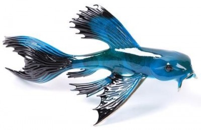 Big Blue | Bronze Koi image