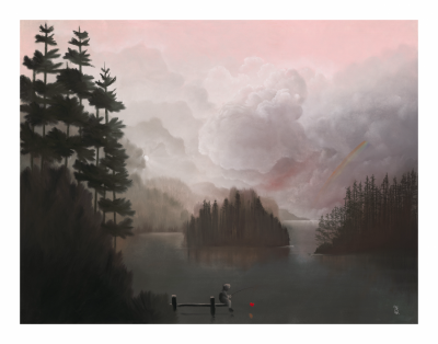 The Rain Has Gone - Original | Mackenzie Thorpe  image