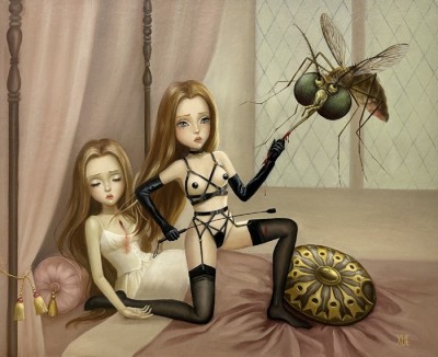 The Bloody Probe | Image Size: 20 x 17" | Xue Wang image