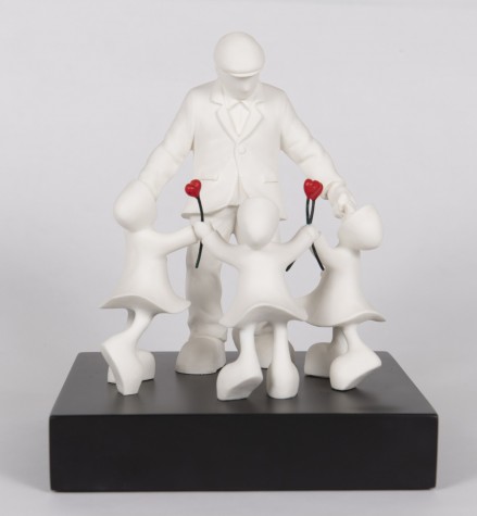Three Times The Love | Mackenzie Thorpe Sculpture image