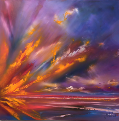 To Cheer And To Guide | Original | Julie Ann Scott image