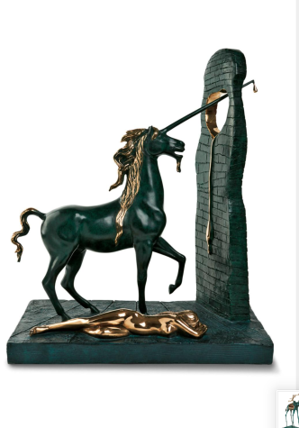 Unicorn | Green Patina | Salvador Dali image