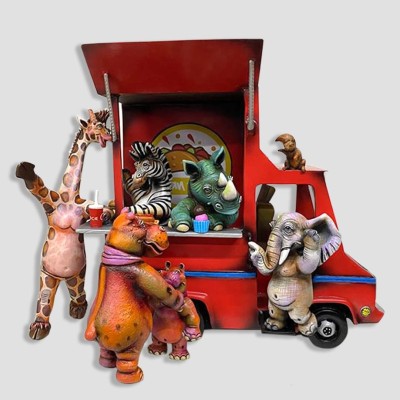 Vegan Taco Truck | Mixed Media  image