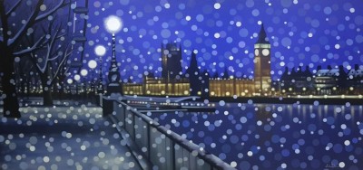 Westminster Flurries | Framed Size: 31.5" x 21.5" | Neil Dawson  image