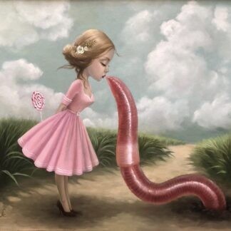 The Worm That Turned | Framed size: 25" x 22.5" | Xue Wang  image