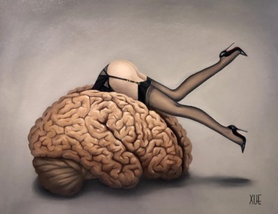 Head Over Heels | Framed Size 20.5" x 16.5" | Xue Wang image