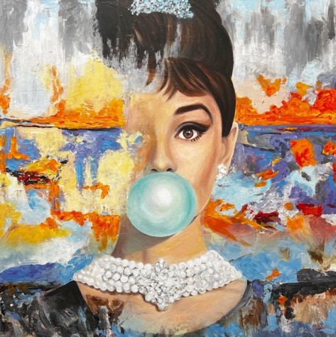 Bubble Of Grace (Audrey Hepburn) | Original | Sannib image