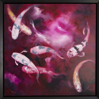 Cherry Koi - Original | Julie Ann Scott  image