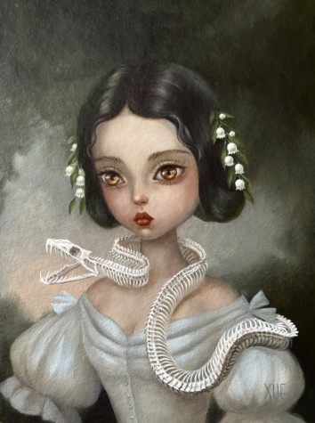 Portrait of a Not-so-Respectable Lady Snake | Xue Wang image