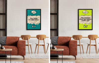 You Think I'm Sarcastic? | Lenticular | Hue Folk  image