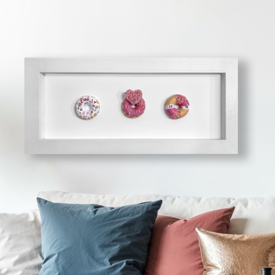 Doing Donuts | Original 3D Triptych | Dotty image