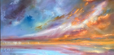 Evening  Race | Original | Julie Ann Scott image