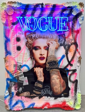 I Am My Own Work Of Art | Original LED 3 Colours | Madonna image