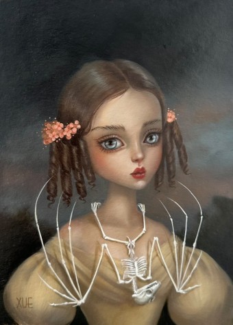 Portrait of a Not-so-Respectable Lady Bat | Xue Wang image