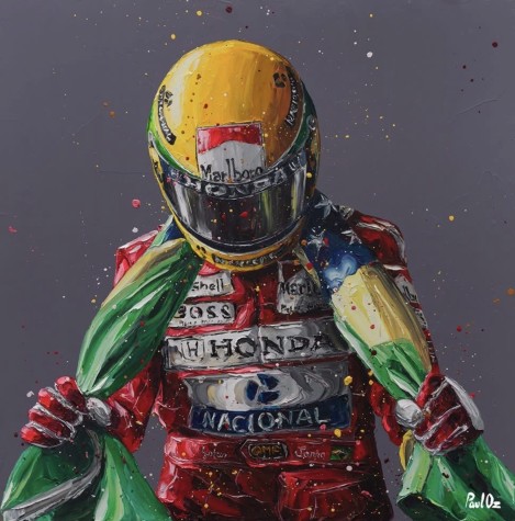 2026 New Senna Flag II | Paul Oz | Ayrton Senna Various Editions  image