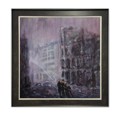 The Blitz | Hand Embellished Canvas | Julie Ann Scott image