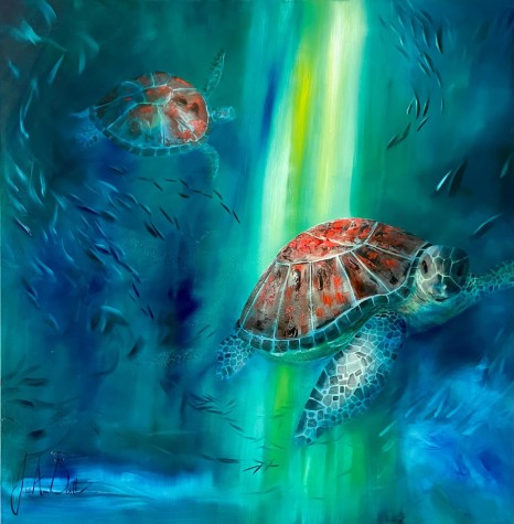 Where The Light Finds Us | Original Oil | Julie Ann Scott image